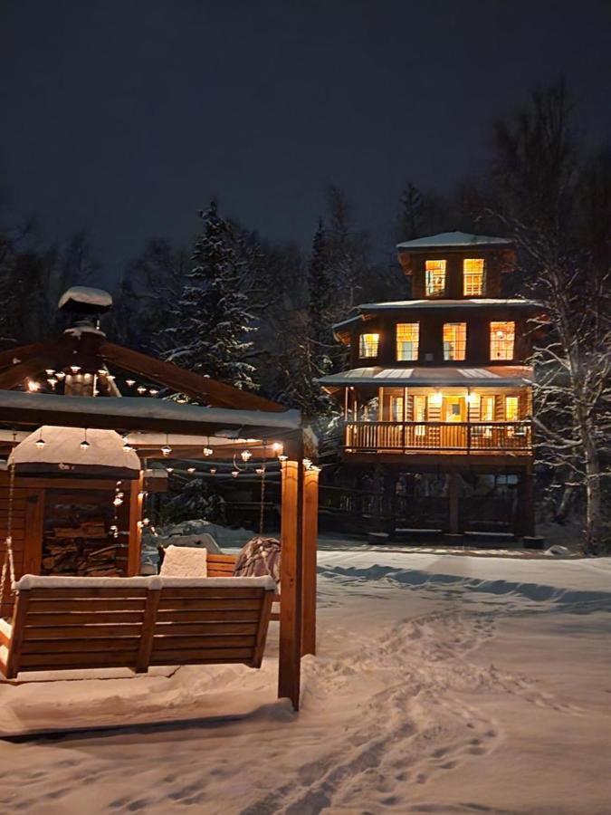 The Eagle'S Nest Treehouse Cabin Palmer Exterior photo